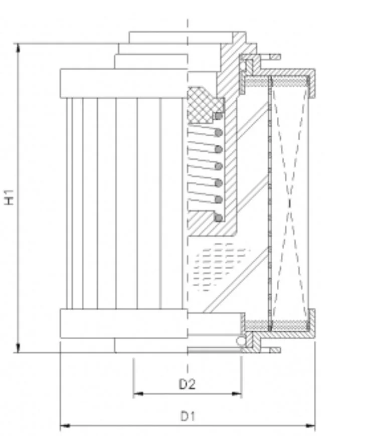 Filtrec - R130G10C - Hydraulikfilterelement (Rücklauffilter)