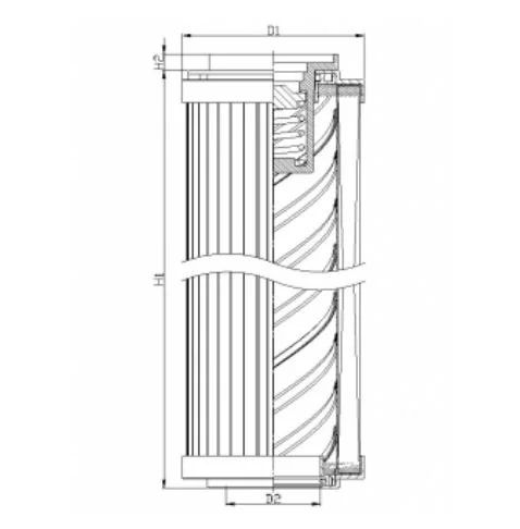 Filtrec - R146G10C - Hydraulikfilterelement (Rücklauffilter)