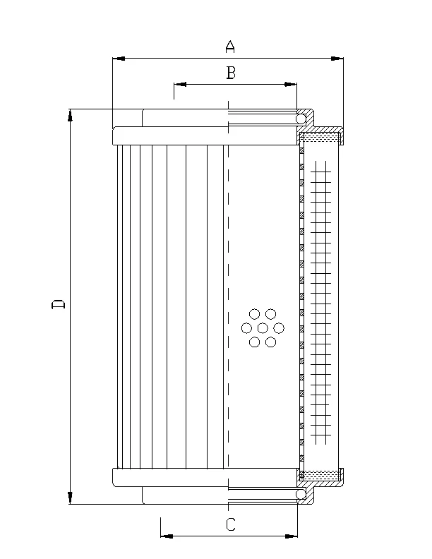 Filtrec - R211C10 - Hydraulikfilterelement (Rücklauffilter)