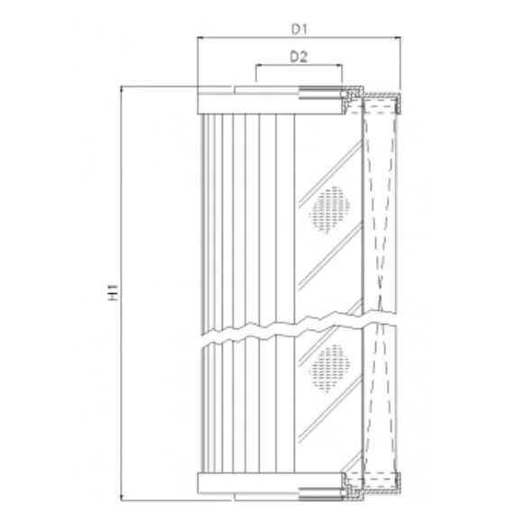 Filtrec - R265G06 - Hydraulikfilterelement (Rücklauffilter)