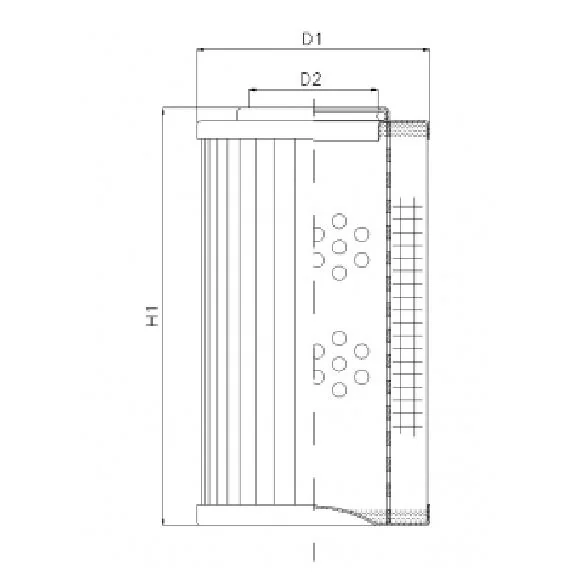 Filtrec - R271C10 - Hydraulikfilterelement (Rücklauffilter)