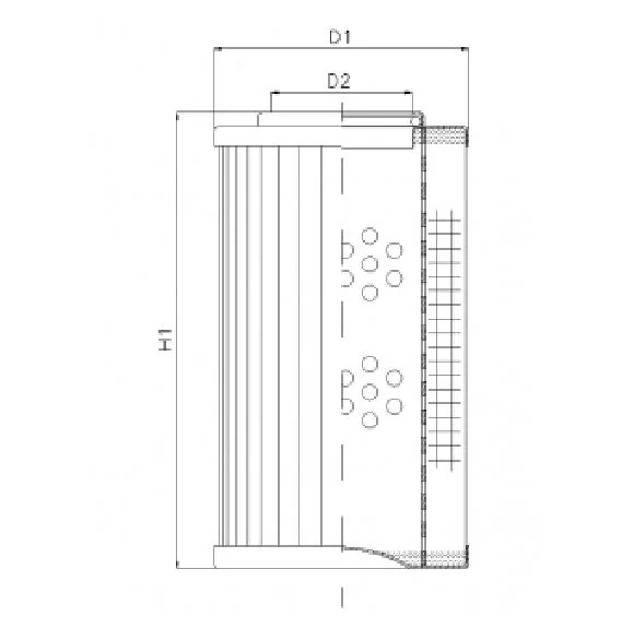Filtrec - R272C25 - Hydraulikfilterelement (Rücklauffilter)