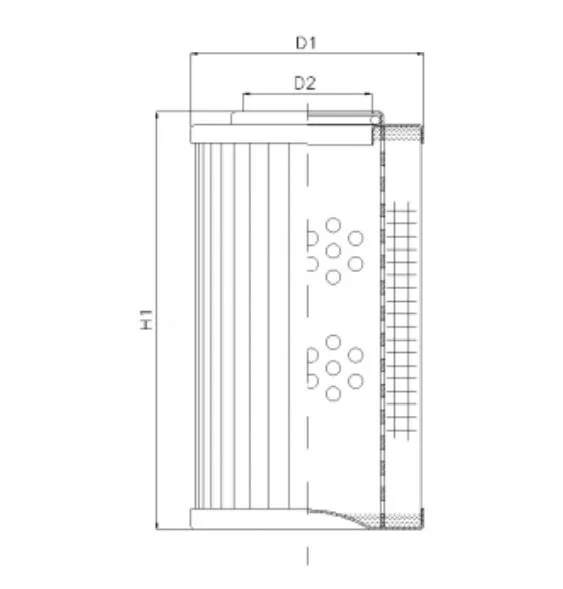 Filtrec - R273G10V - Hydraulikfilterelement (Rücklauffilter)