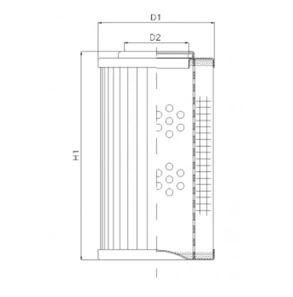 Filtrec - R282G06V - Hydraulikfilterelement (Rücklauffilter)