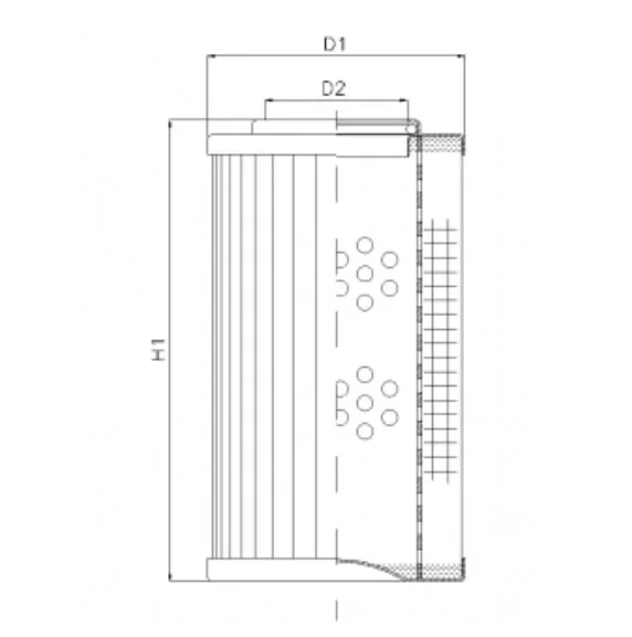 Filtrec - R294G10V - Hydraulikfilterelement (Rücklauffilter)