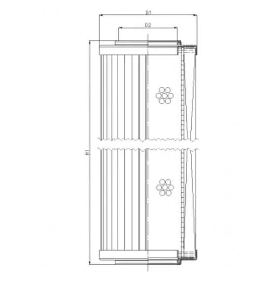 Filtrec - R295G25 - Hydraulikfilterelement (Rücklauffilter)