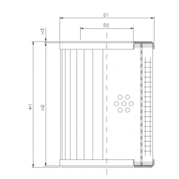 Filtrec - R320C20 - Hydraulikfilterelement (Rücklauffilter)