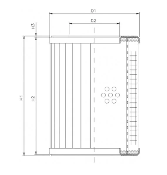 Filtrec - R332C20 - Hydraulikfilterelement (Rücklauffilter)