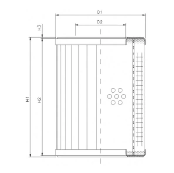 Filtrec - R332G10 - Hydraulikfilterelement (Rücklauffilter)