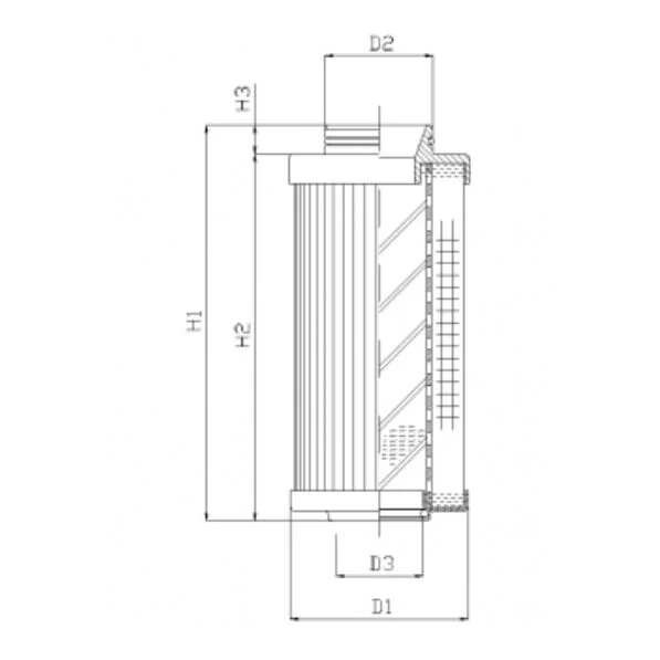 Filtrec - R531G03 - Hydraulikfilterelement (Rücklauffilter)