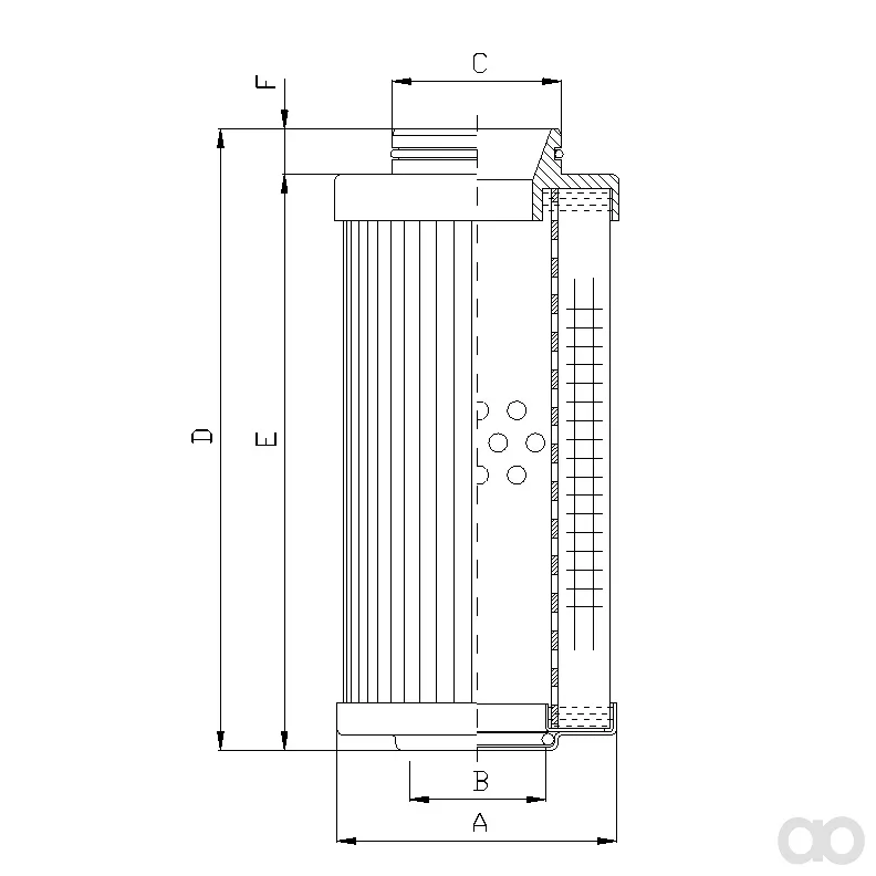 Filtrec - R531G06 - Hydraulikfilterelement (Rücklauffilter)
