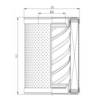 Filtrec - R660C25B0 - Hydraulikfilterelement (Rücklauffilter)