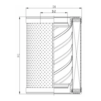 Filtrec - R660G15B0 - Hydraulikfilterelement (Rücklauffilter)