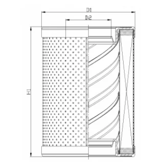Filtrec - R662G10B0 - Hydraulikfilterelement (Rücklauffilter)