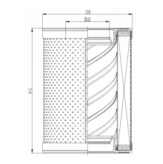 Filtrec - R662G15B0 - Hydraulikfilterelement (Rücklauffilter)