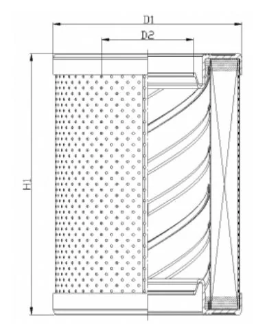 Filtrec - R663G03B0 - Hydraulikfilterelement (Rücklauffilter)