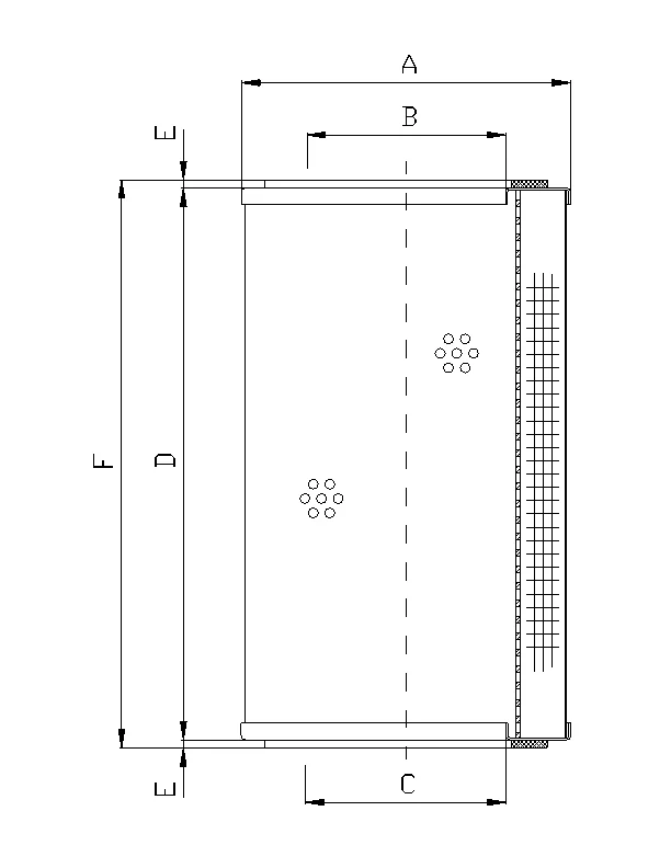 Filtrec - R692C25M - Hydraulikfilterelement (Rücklauffilter)