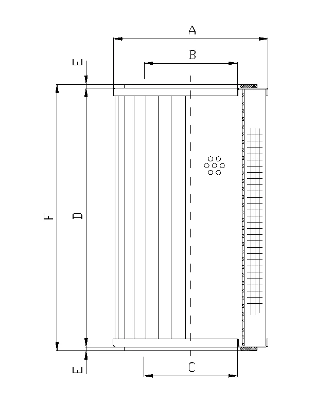 Filtrec - R692T40M - Hydraulikfilterelement (Rücklauffilter)