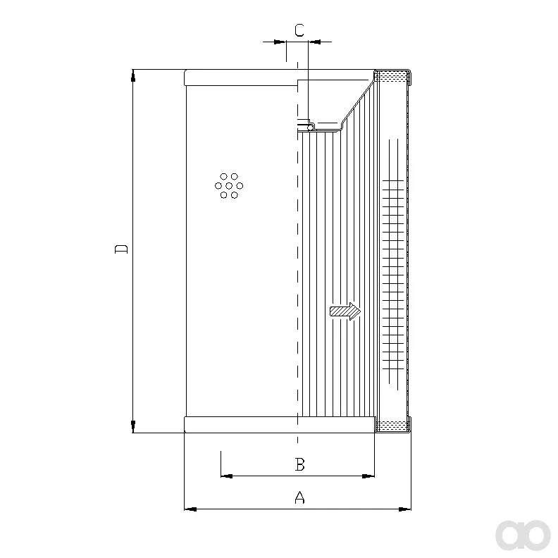 Filtrec - R733G10 - Hydraulikfilterelement (Rücklauffilter)