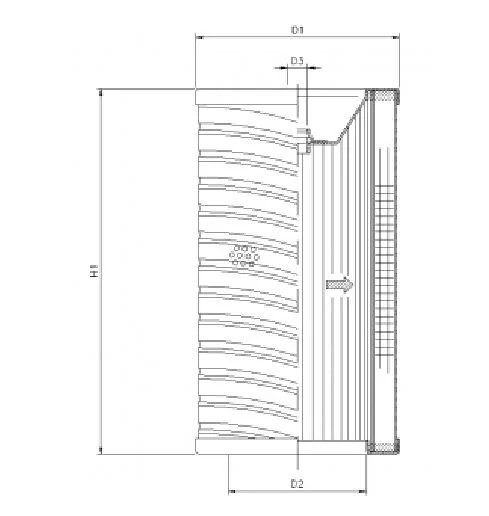 Filtrec - R737G25 - Hydraulikfilterelement (Rücklauffilter)