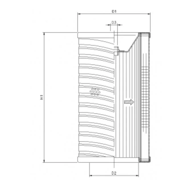 Filtrec - R745C10 - Hydraulikfilterelement (Rücklauffilter)