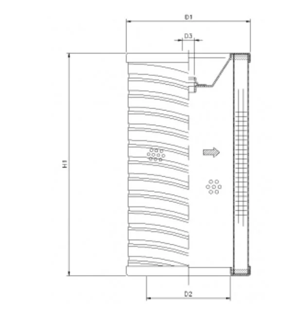Filtrec - R746G06P - Hydraulikfilterelement (Rücklauffilter)