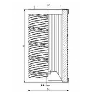 Filtrec - R7F21G10B - Hydraulikfilterelement (Rücklauffilter)