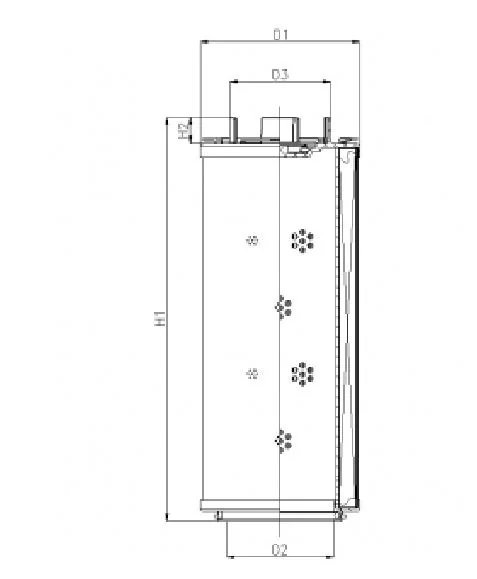 Filtrec - RHR110S100V3/AB1 - Hydraulikfilterelement (Rücklauffilter)