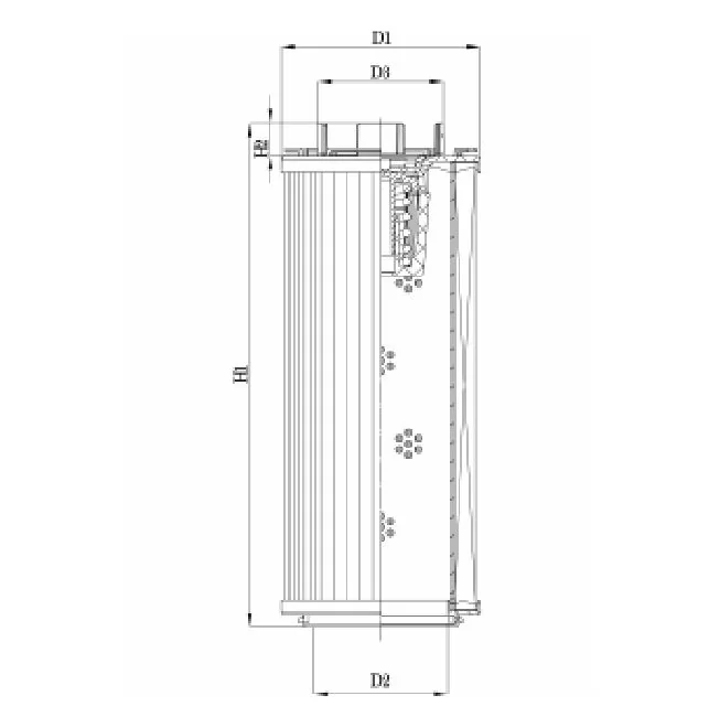 Filtrec - RHR110S25B3/AB1 - Hydraulikfilterelement (Rücklauffilter)