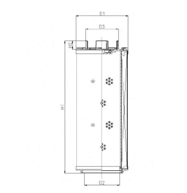 Filtrec - RHR1300G03B0/AB1 - Hydraulikfilterelement (Rücklauffilter)