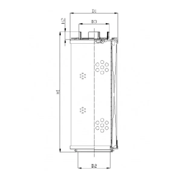Filtrec - RHR1300G03V0/AB1 - Hydraulikfilterelement (Rücklauffilter)