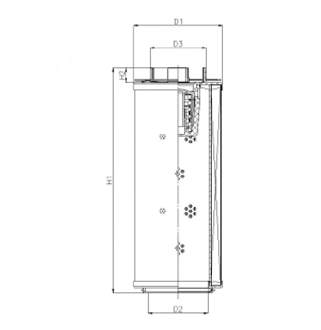 Filtrec - RHR1300G05B6/AB1 - Hydraulikfilterelement (Rücklauffilter)