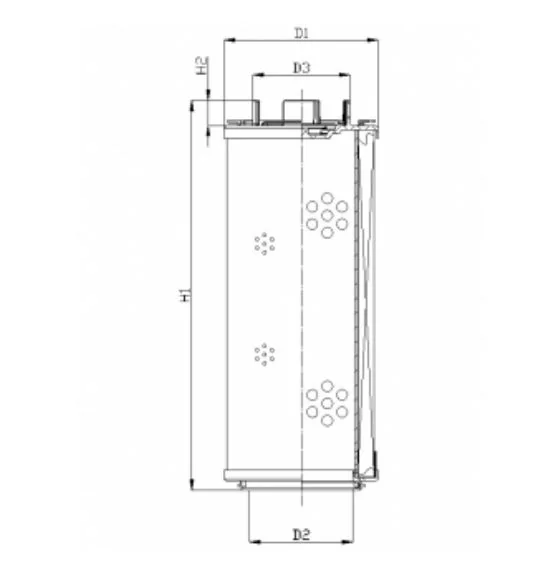 Filtrec - RHR1300M10B0/AB1 - Hydraulikfilterelement (Rücklauffilter)