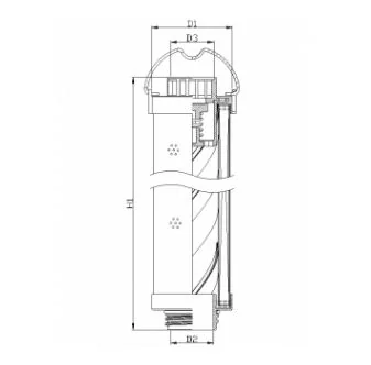 Filtrec - RHR165G05V3/016 - Hydraulikfilterelement (Rücklauffilter)