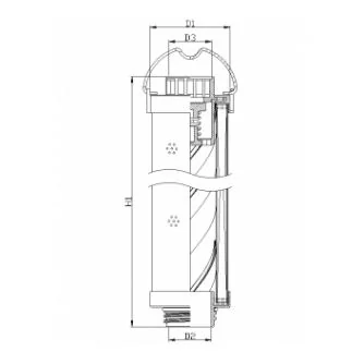 Filtrec - RHR195G03V3/016 - Hydraulikfilterelement (Rücklauffilter)