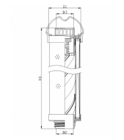 Filtrec - RHR195G10B3/016 - Hydraulikfilterelement (Rücklauffilter)
