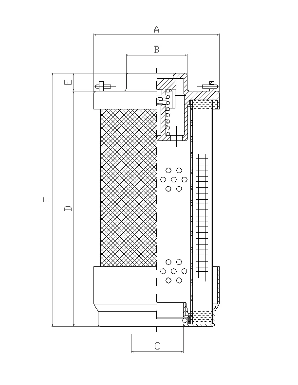 Filtrec - RHR210G20B - Hydraulikfilterelement (Rücklauffilter)