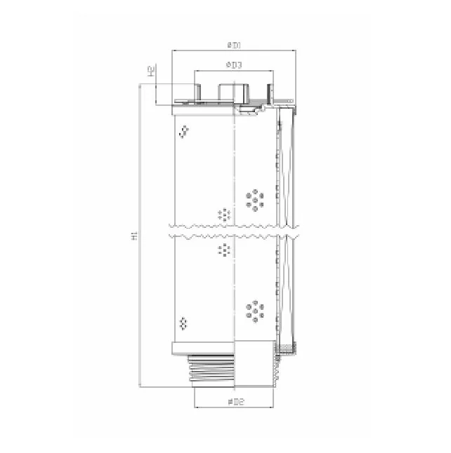 Filtrec - RHR2600G10B0/009 - Hydraulikfilterelement (Rücklauffilter)