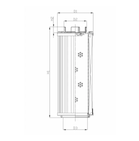 Filtrec - RHR2600S25B0/AB1 - Hydraulikfilterelement (Rücklauffilter)