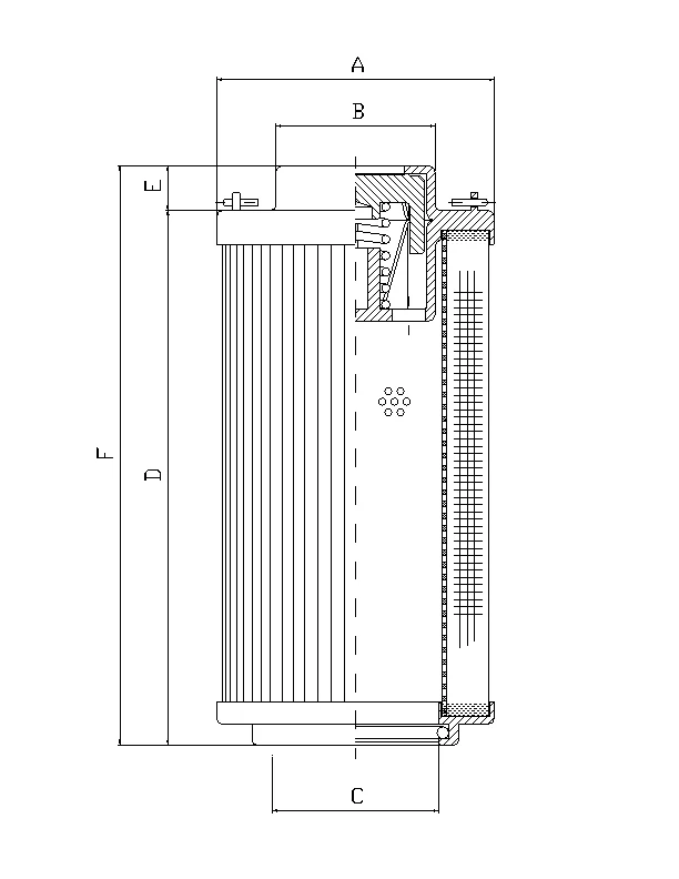 Filtrec - RHR30A10B - Hydraulikfilterelement (Rücklauffilter)