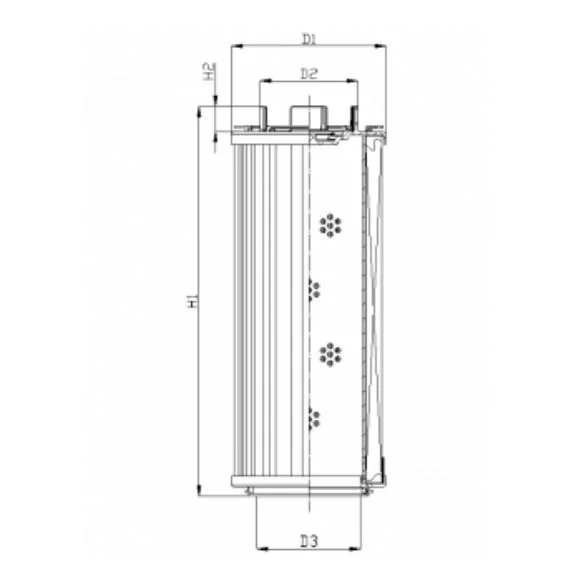 Filtrec - RHR330AW40B0/AB1 - Hydraulikfilterelement (Rücklauffilter)