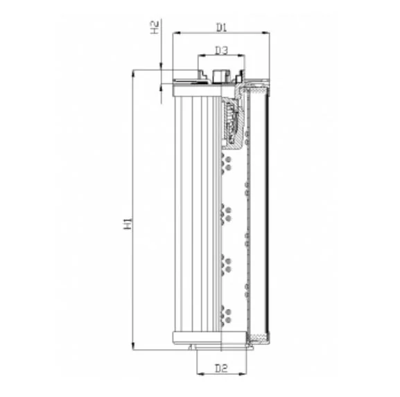 Filtrec - RHR330GW03V3/AB1 - Hydraulikfilterelement (Rücklauffilter)