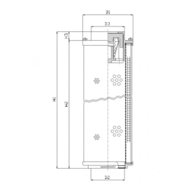 Filtrec - RHR500N05B - Hydraulikfilterelement (Rücklauffilter)