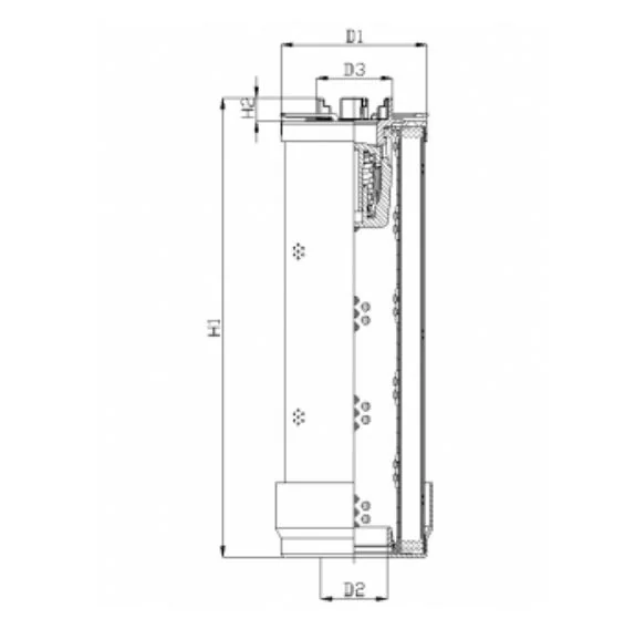 Filtrec - RHR600G10B3/AB1 - Hydraulikfilterelement (Rücklauffilter)