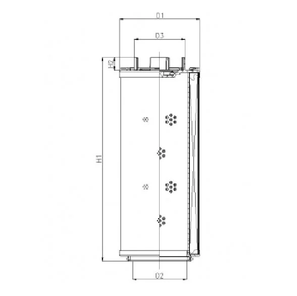 Filtrec - RHR60G05V3/AB1 - Hydraulikfilterelement (Rücklauffilter)