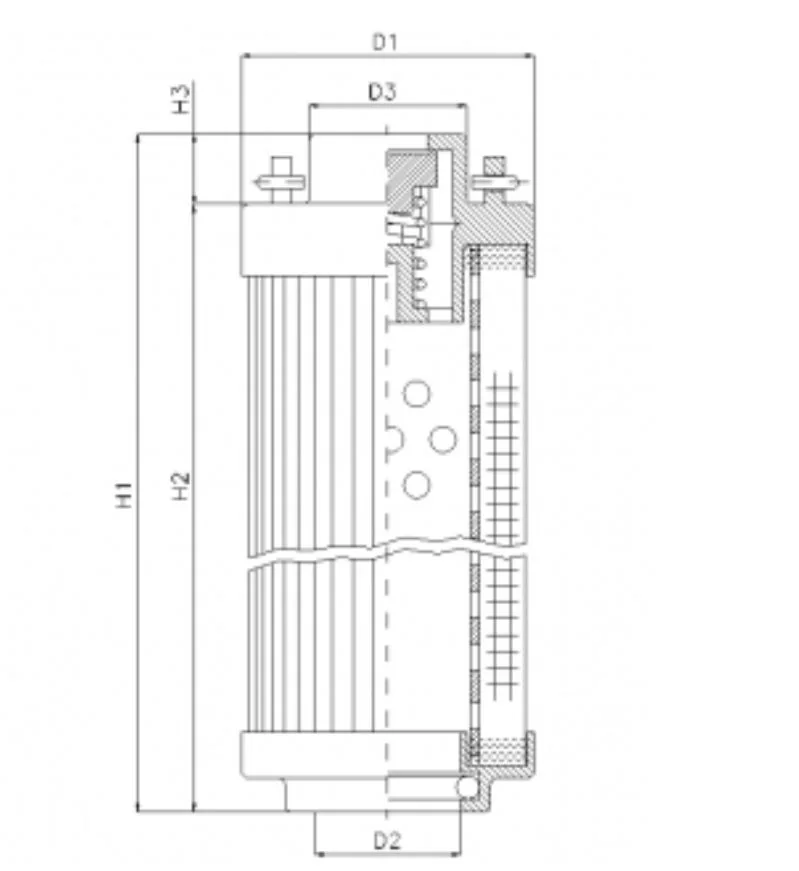 Filtrec - RHR750G05B/2 - Hydraulikfilterelement (Rücklauffilter)