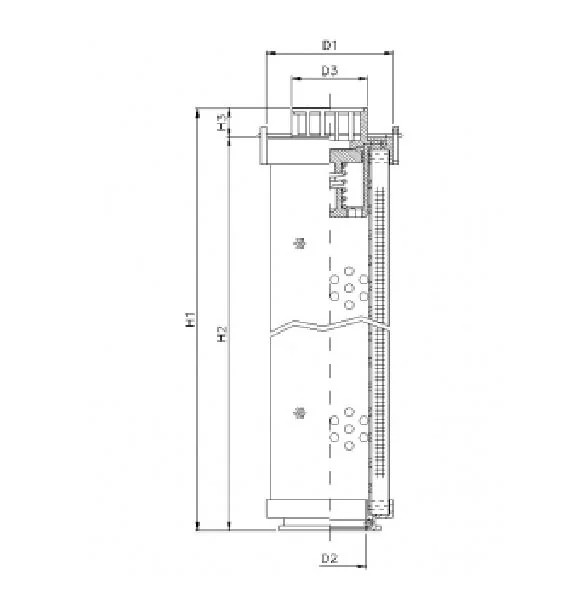 Filtrec - RHR75N20B3/AB1 - Hydraulikfilterelement (Rücklauffilter)