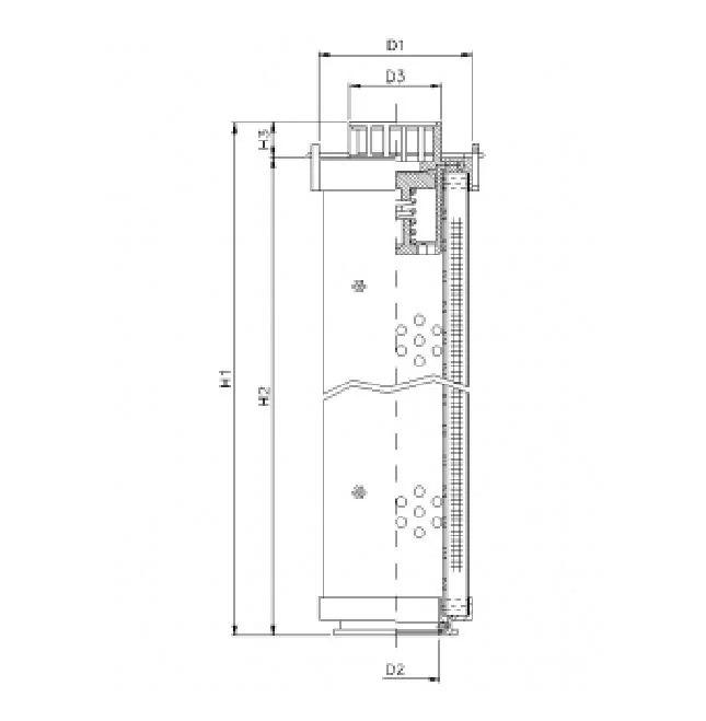 Filtrec - RHR75S200B - Hydraulikfilterelement (Rücklauffilter)