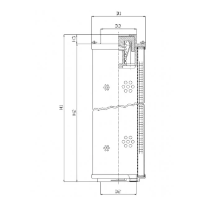 Filtrec - RHR850G20V - Hydraulikfilterelement (Rücklauffilter)