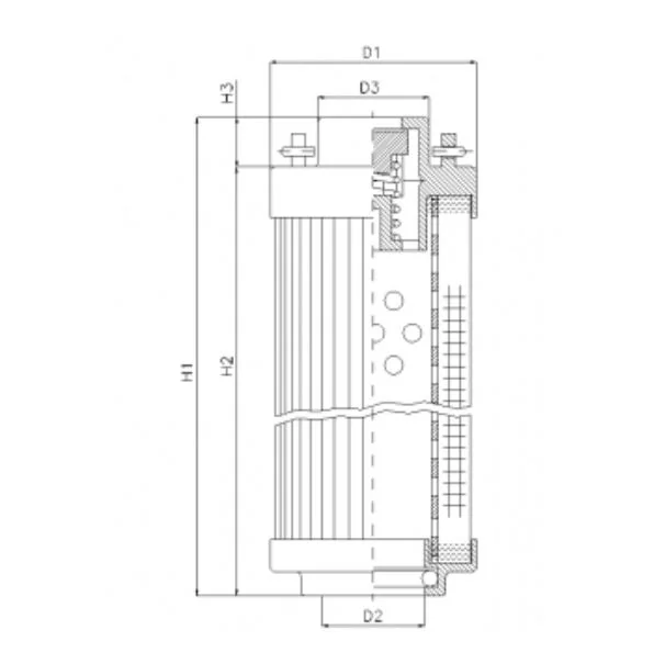 Filtrec - RHR950A03B - Hydraulikfilterelement (Rücklauffilter)